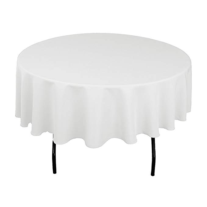 Craft and Party - 10 pcs Round Tablecloth for Home, Party, Wedding or Restaurant Use. (90