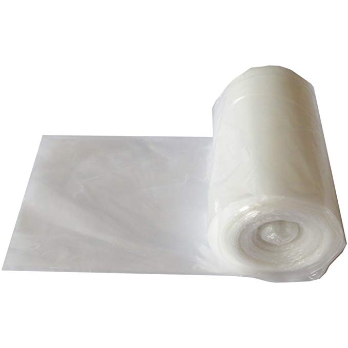 PlasticMill Clear, Disposable Tablecloths, On a Roll, 66 X 108 Inches, 14 Per Roll, 5 Rolls.