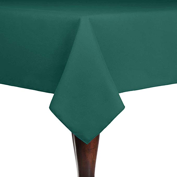 Ultimate Textile -2 Pack- Cotton-Feel 60 x 120-Inch Rectangular Tablecloth, Teal