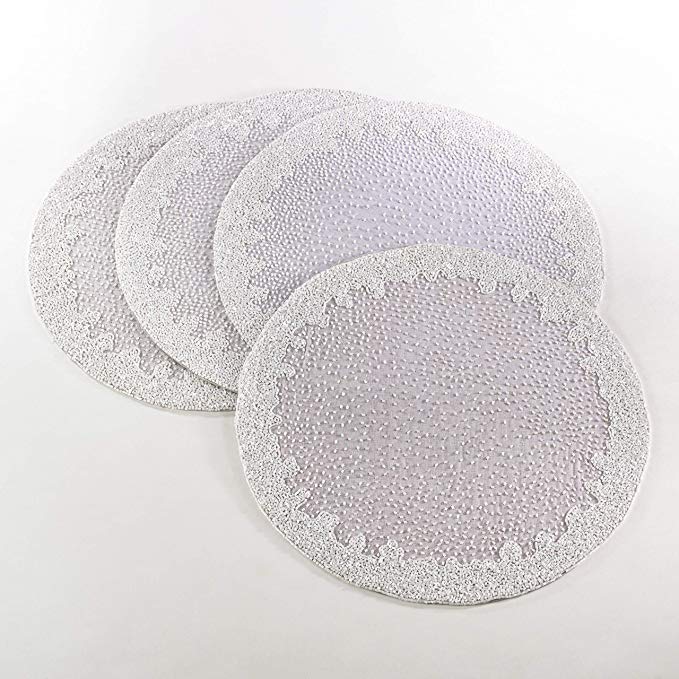 Saro Luciana Collection Beaded Design Placemat (Set of 4)