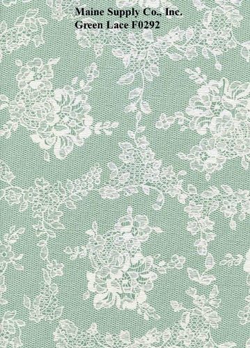 Green Lace Series F0292 Vinyl Tablecloth 54