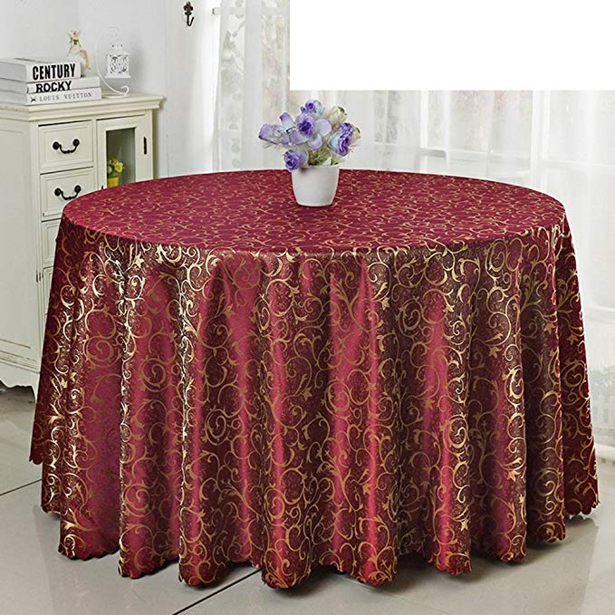 Hotels,Tablecloth ,Tablecloth/European Style,Round Table Cloth ,Restaurant,Tea Table,Square Tablecloth-E diameter260cm(102inch)