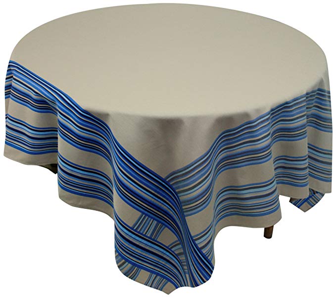 La Maisonnette Cambo-CA/2B-100 Tablecloth, Blue