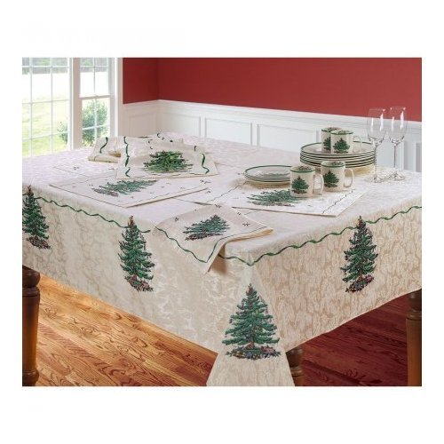 Spode Christmas Tree Tablecloth 60